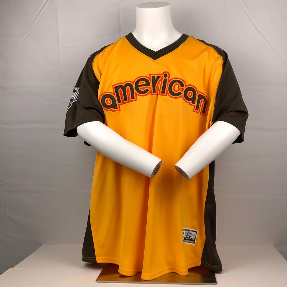 Majestic Mookie Betts American MLB Yellow Jersey - Picture 1 of 7